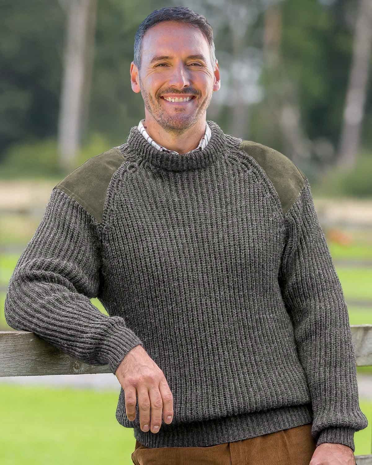 Fisherman's Rib Sweater Chunky knit, crew neck, ribbed sweater